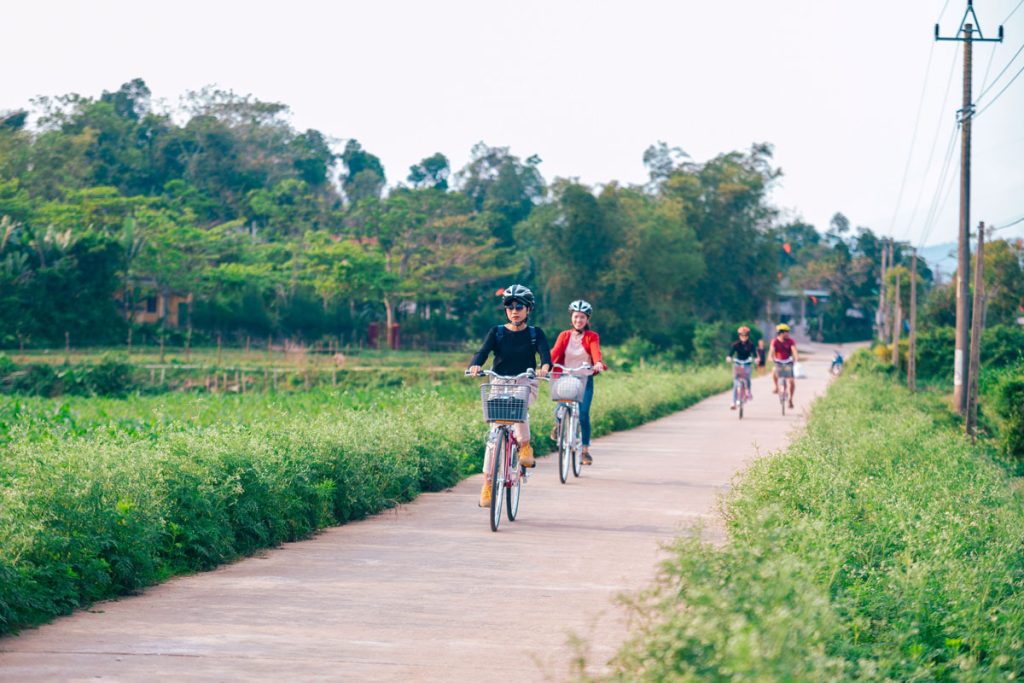 Cycling through the countryside is a great way to see the local sights and meet the people who live there.