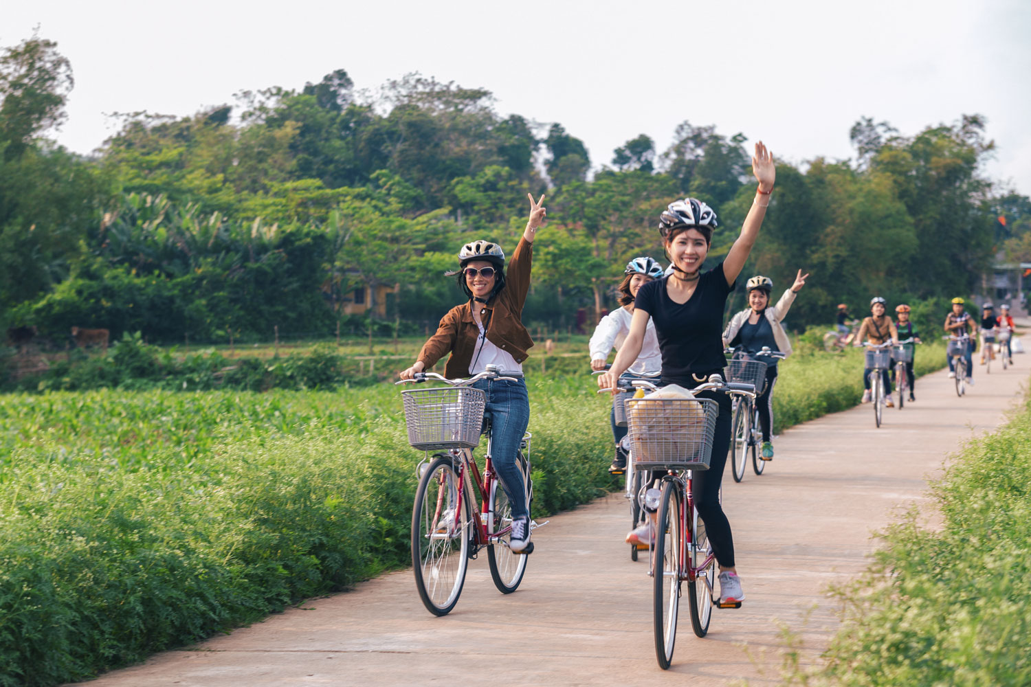 Cycling around Chay Lap Farmstay is a great way to get some exercise, enjoy the fresh air, and learn about Vietnamese culture.
